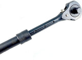 DOUBLE-SIDED RATCHET FOR SOCKETS | HIGH PERFORMANCE | TELESCOPIC | 12.5 MM (1/2") / 10 MM (3/8") (RW2F)