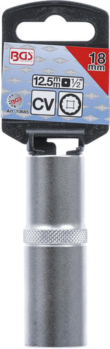 SOCKET, 12-POINT, DEEP | 12.5 MM (1/2") DRIVE | 18 MM (10685)