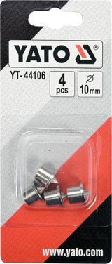 DOWELLING CENTRE POINTS 10MM/ 4PCS (YT-44106)
