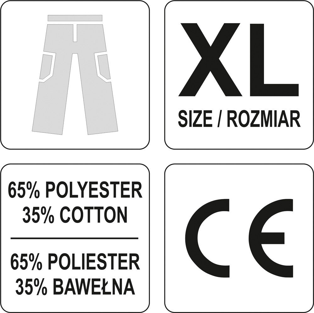 WORK TROUSERS DAN S. XL (YT-80288)