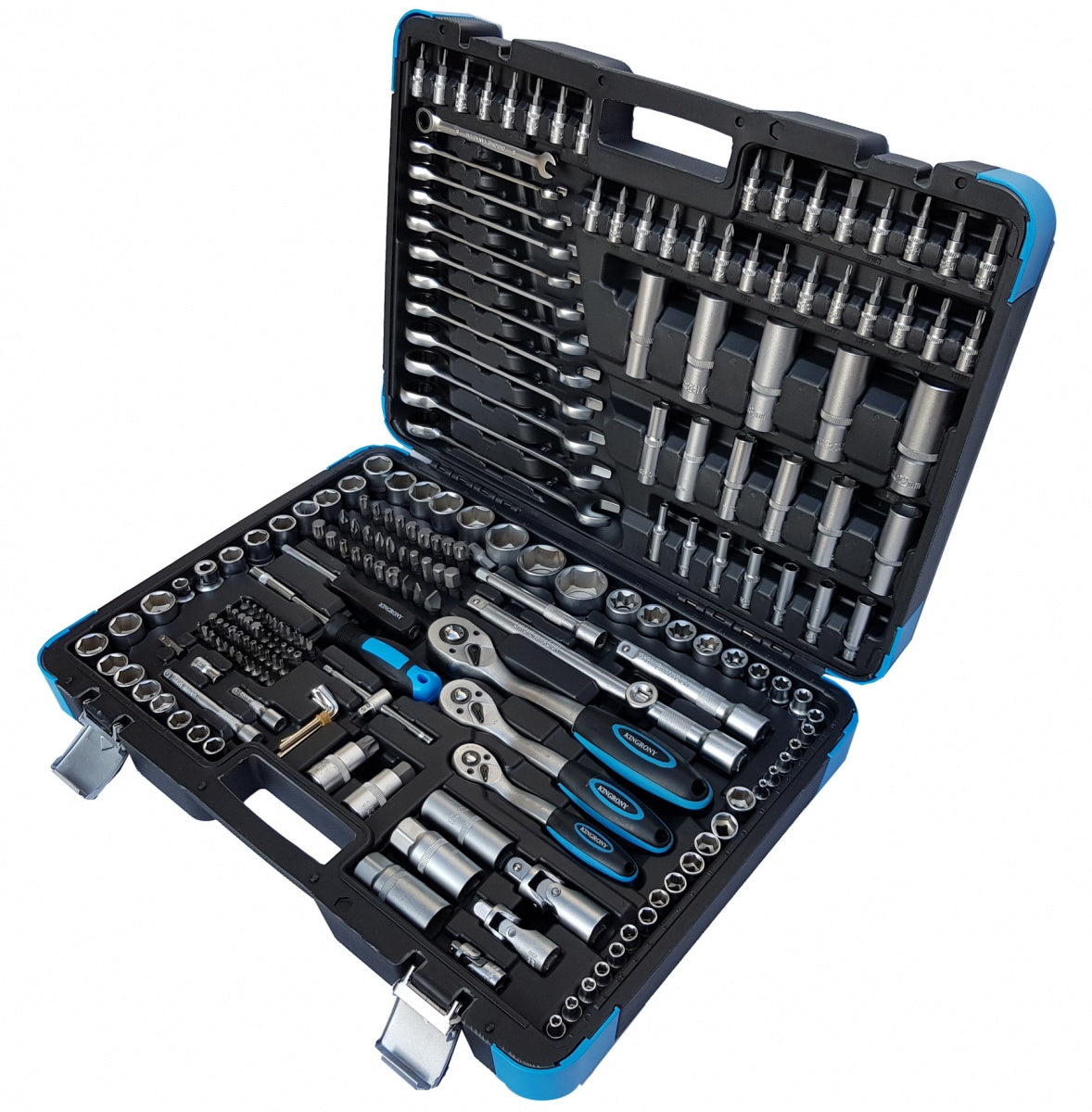 TOOL SET | RATCHETING WRENCHES | 6.3 MM (1/4") / 10 MM (3/8") / 12.5 MM (1/2") | 216 PCS. (KR121216R)
