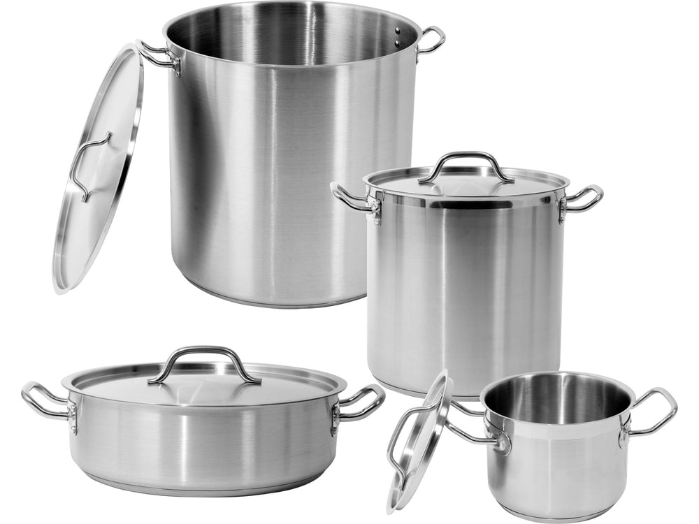DEEP STOCKPOT W/LID SS 16X12CM  2,4L (YG-00001)