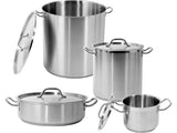 DEEP STOCKPOT W/LID SS 16X12CM  2,4L (YG-00001)