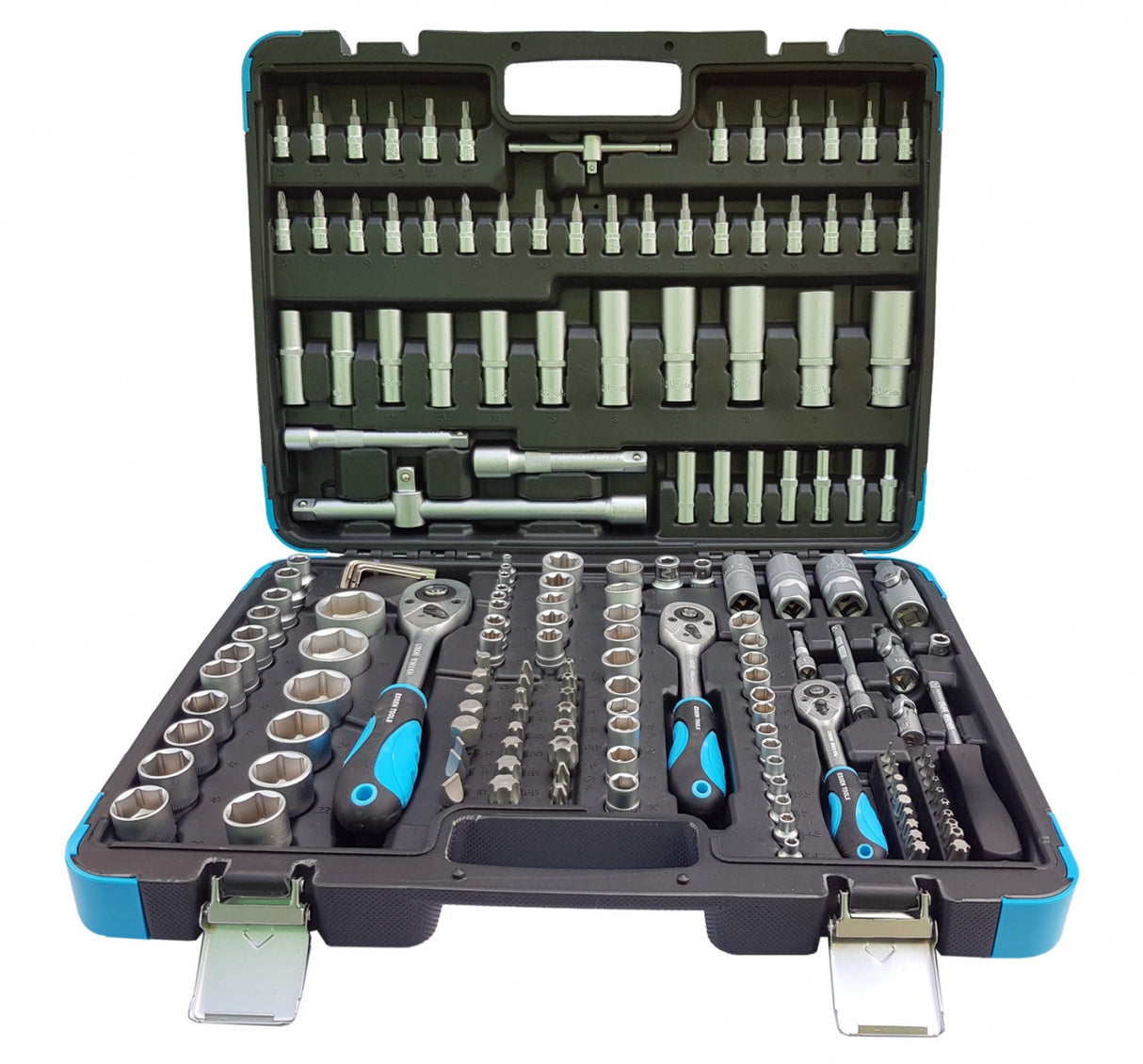 TOOL SET | 6.3 MM (1/4") / 10 MM (3/8") / 12.5 MM (1/2") | 171 PCS. (ES10171)
