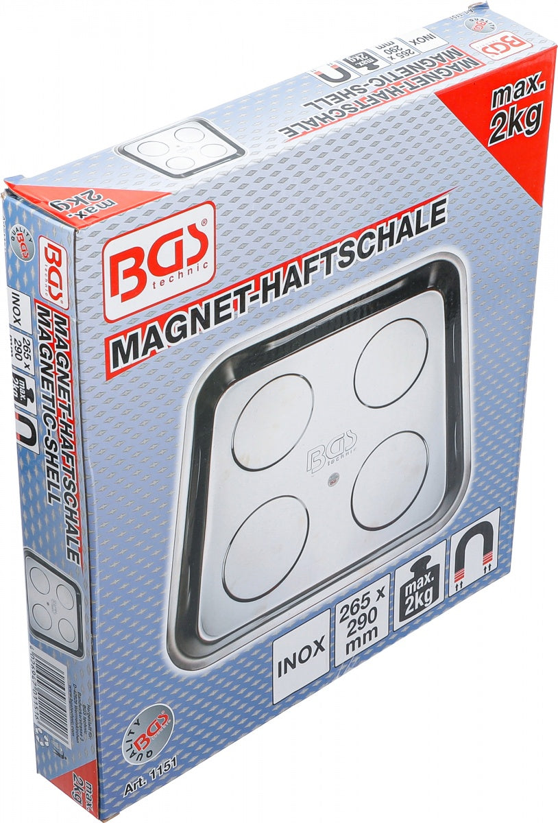 MAGNETIC SHELL | STAINLESS STEEL | 265 X 290 MM (1151)