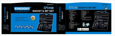 E-TYPE SOCKET SET | 6.3 MM (1/4") / 10 MM (3/8") | E5 - E16 | 10 PCS. (KR384009A)