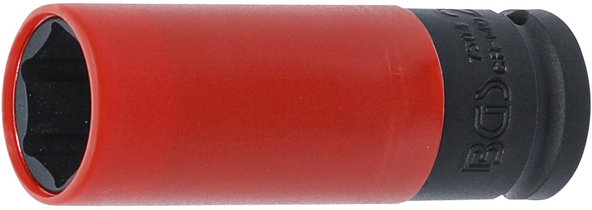 IMPACT SOCKET WITH PROTECTION | ULTRA NARROW | 12.5 MM (1/2") | 21 MM (7504)