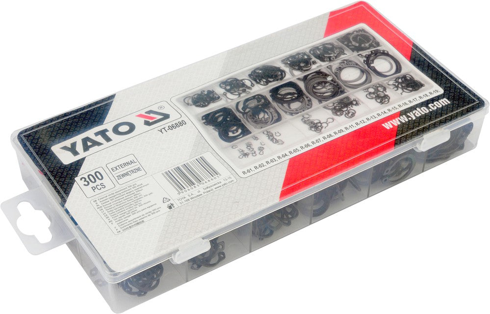 EXTERNAL CIRCLIP ASSORTMENT 300PCS (YT-06880)