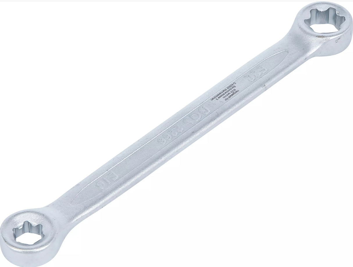 DOUBLE RING SPANNER WITH E-TYPE RING HEADS | E16 X E22 (2266)