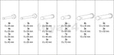 60 PCS SECURITY BOLTS ASSORTMENT (YT-06786)