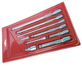 EXTENSION BAR SET | FLEX HANDLE | 6.3 MM (1/4") / 10 MM (3/8") / 12.5 MM (1/2") | 9 PCS. (KD146)