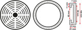 RUBBER PAD | FOR AUTO LIFTS | Ø 100 MM (6470)