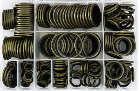 DRAIN PLUG WASHERS | METRIC | 240 PCS. (SK010240)
