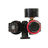 AIR FILTER / OIL BLOCK WITH PRESSURE REGULATOR AND PRESSURE GAUGE | 1/4" (LG-08)