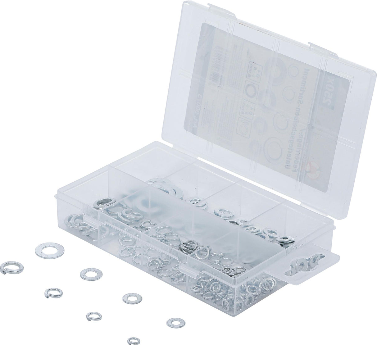 SPRING WASHER / WASHER ASSORTMENT | Ø 4 - 8 MM | 250 PCS. (98073)