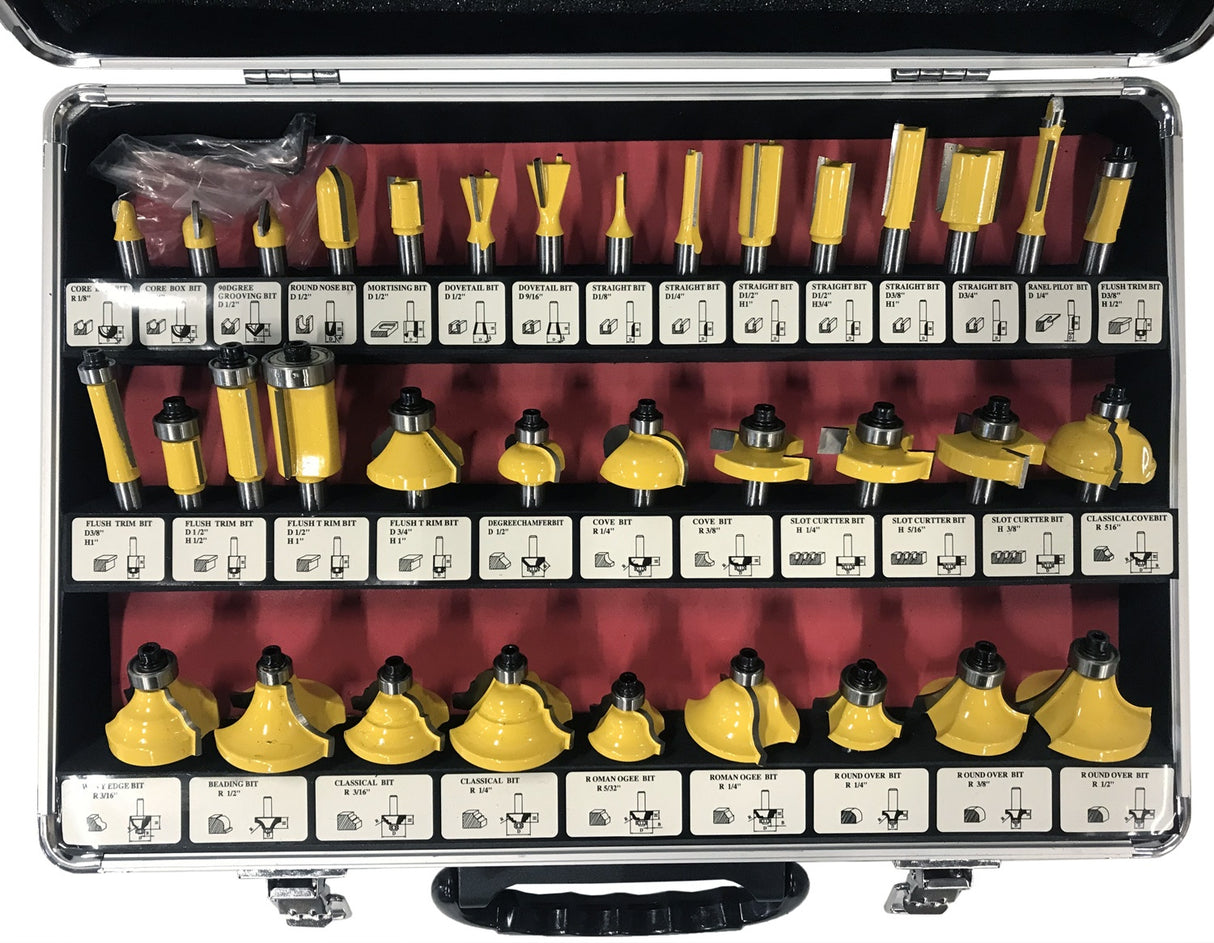 WOOD ROUTER BIT SET | 35 PCS. (M22550)