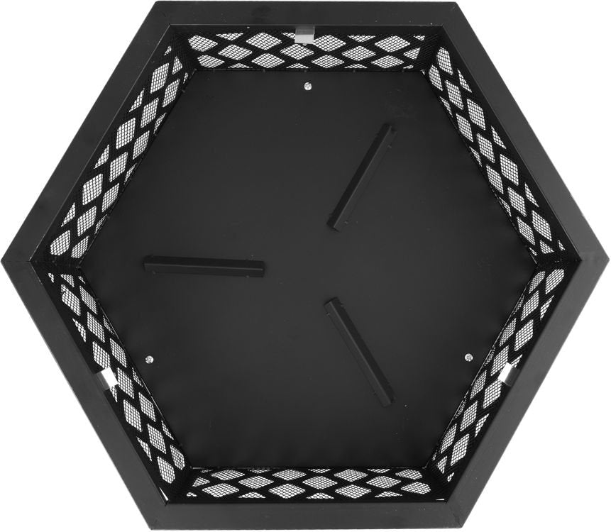 GARDEN STEEL FIRE PIT WITH GRILL 70X60CM (99703)