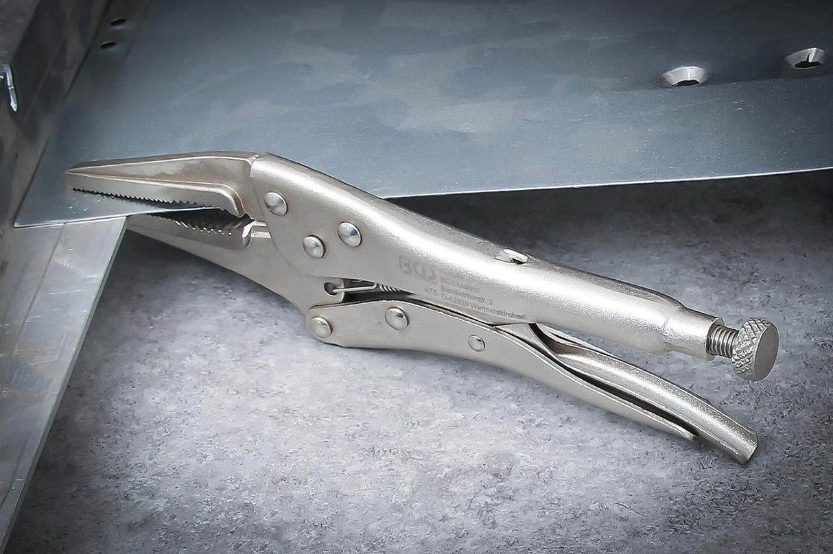 LOCKING LONG NOSE GRIP PLIERS | 225 MM (475)