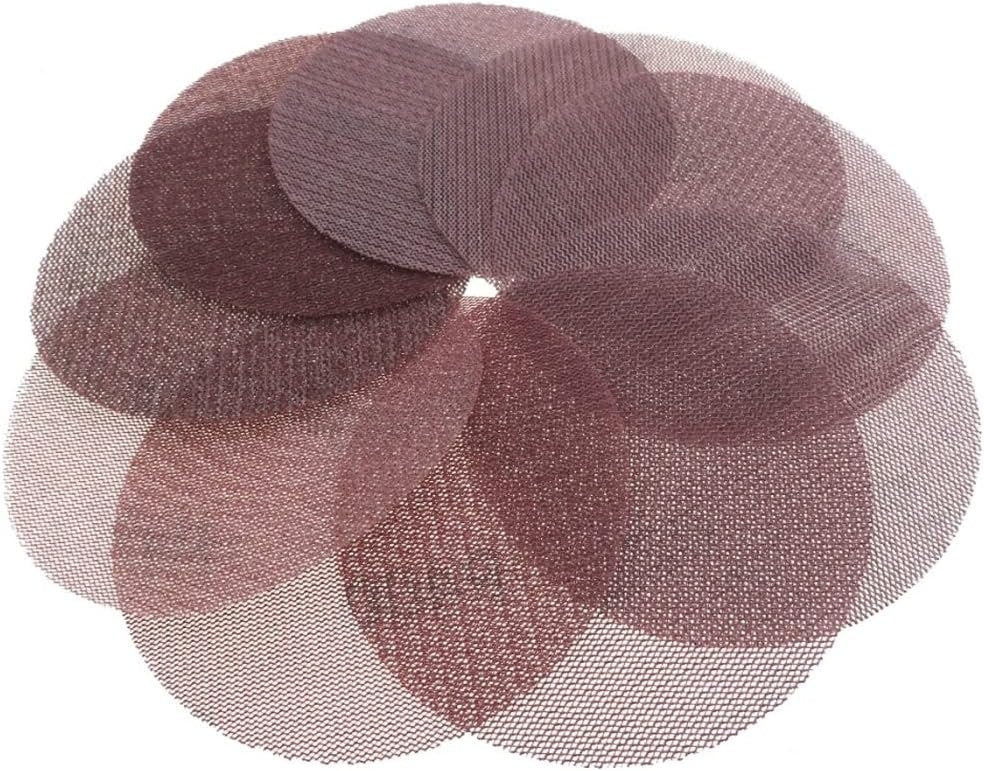 ABRASIVE MESH SANDING DISCS | P80 - P600 | 125 MM | 30 PCS. (MSD30)
