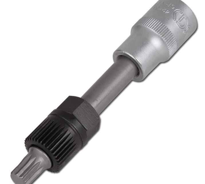 ALTERNATOR BIT SOCKET | 12.5 MM (1/2") DRIVE | SPLINE (FOR XZN) M10 (4245)