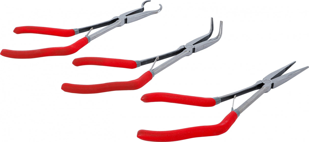 LONG NOSE AND LONG NOSE SPARK PLUG PLIERS | WITH PISTOL GRIP | 275 MM | 3 PCS. (84528)