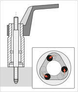 SCREW AND STUD EXTRACTOR SET 17 PCS (YT-06033)