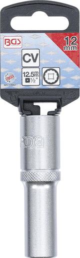 SOCKET, 12-POINT, DEEP | 12.5 MM (1/2") DRIVE | 12 MM (10662)