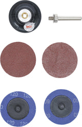 GRINDING WHEELS / SANDING PAD SET | Ø 50 MM (8590)