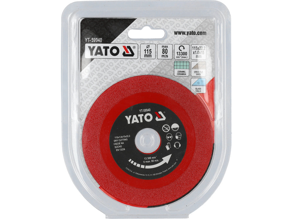 DIAMOND DISC 125MM X 22,23MM (YT-59941)