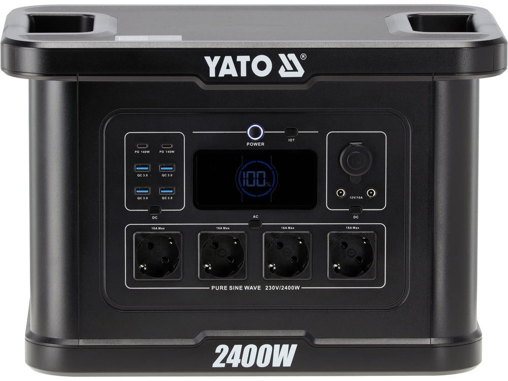 PORTABLE BATTERY STATION 2400W, 2232WH (YT-83095)