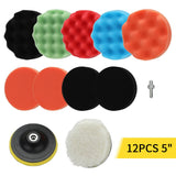 POLISHING PAD SET | Ø 125 MM | 12 PCS. (BK1004)