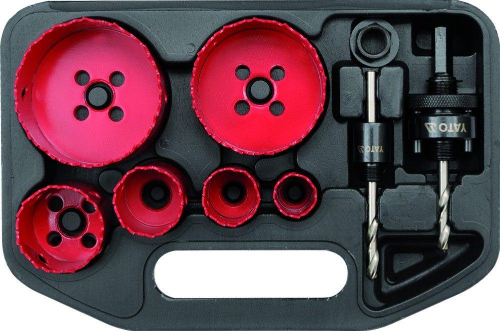 ELECTRICIAN'S HOLE SAW KIT 9PCS (YT-3380)