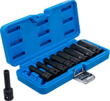IMPACT SOCKET SET E-TYPE, DEEP | 12.5 MM (1/2") DRIVE | E10 - E24 | 9 PCS. (5204)