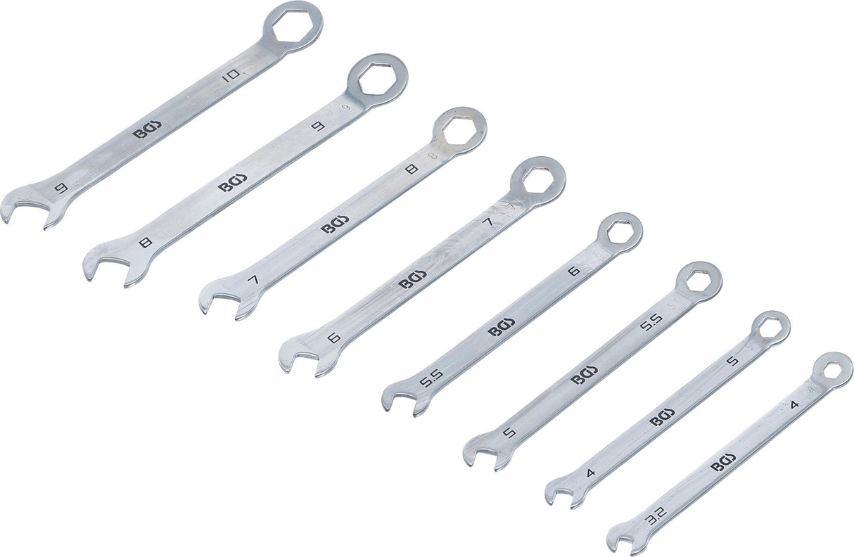 COMBINATION SPANNER SET | STUBBY TYPE | 4 - 10 MM | 8 PCS. (8646)