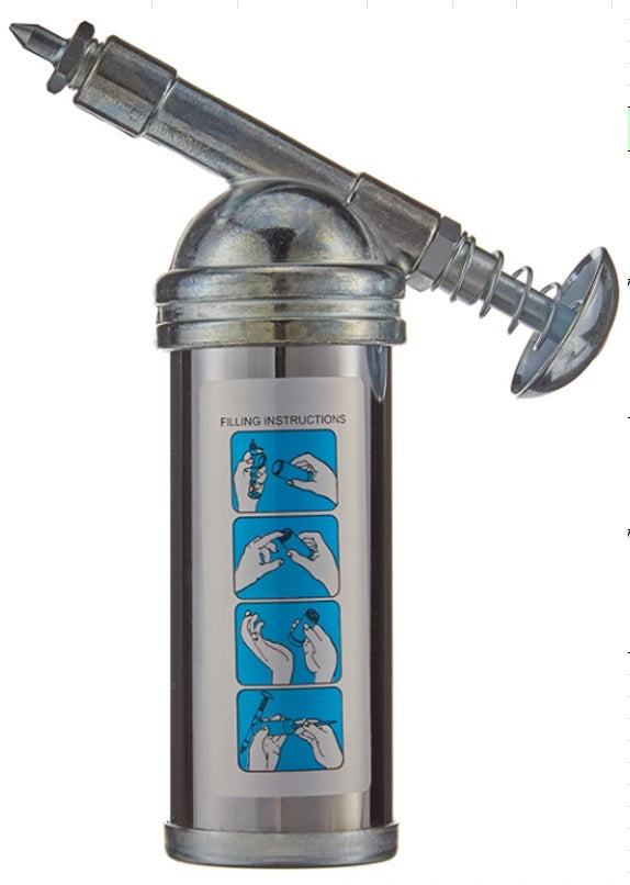 MINI GREASE GUN WITH NEEDLE NOZZLE | STAINLESS STEEL | 85 CM³ (GG3MA)