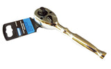 DOUBLE-SIDED RATCHET FOR SOCKETS | FINE TEETH | POLISHED | 12.5 MM (1/2") / 10 MM (3/8") (SA1238)