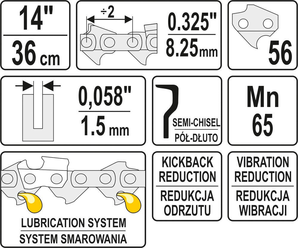 CHAIN 13" 0,325 (YT-84940)