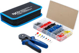 CRIMPING PLIERS FOR CABLE END SLEEVES 0.25 - 10 MM² | WITH CABLE TERMINAL ASSORTMENT 0.5 - 10 MM² (71000B)