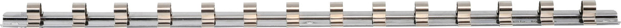 SOCKET RAIL WITH 15 CLIPS | 10 MM (3/8") (2330)