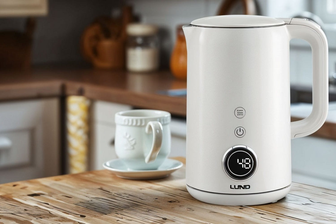 EL. KETTLE 1,7L, TEMP. CONTROL, WHITE (68223)