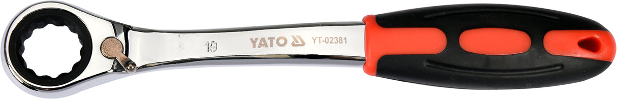 COMBINATION RATCHET WRENCH 19MM (YT-02381)