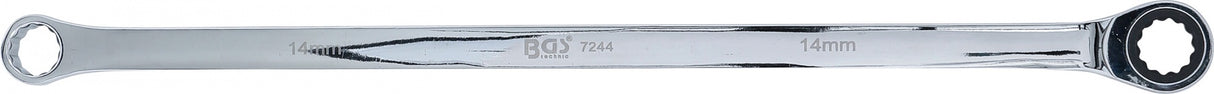 RATCHET RING WRENCH AND RING SPANNER | EXTRA LONG | 14 MM (7244)