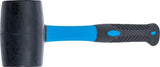RUBBER MALLET | FIBREGLAS SHAFT | BLACK HEAD | Ø 50 MM | 280 G (1960)