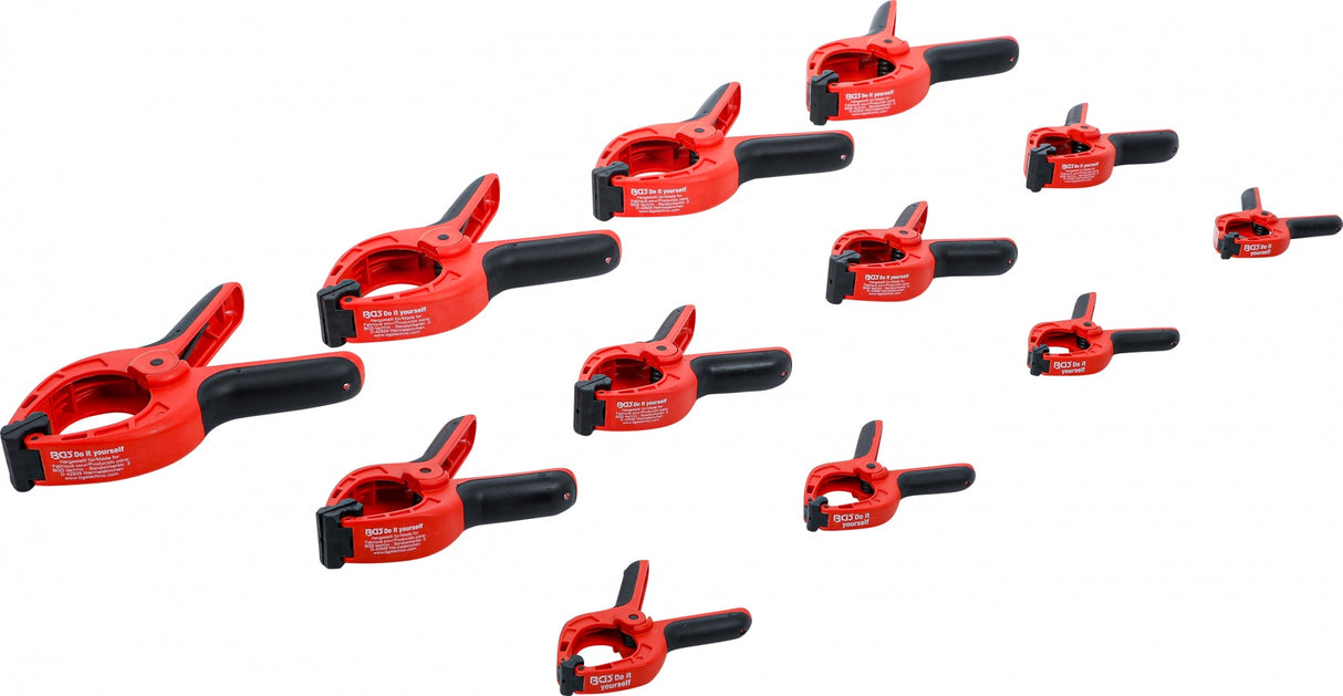CLAMPS SET | NYLON | 85 - 160 MM | 12 PCS. (59858)