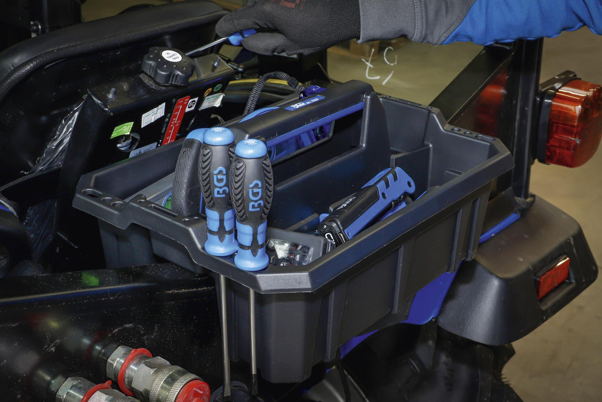 TOOL CARRYING CASE | REINFORCED PLASTIC | INCL. TOOL ASSORTMENT | 66 PCS. (70224)