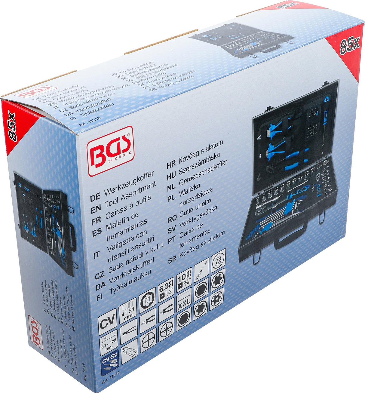 UNIVERSAL TOOL ASSORTMENT | 85 PCS. (11510)