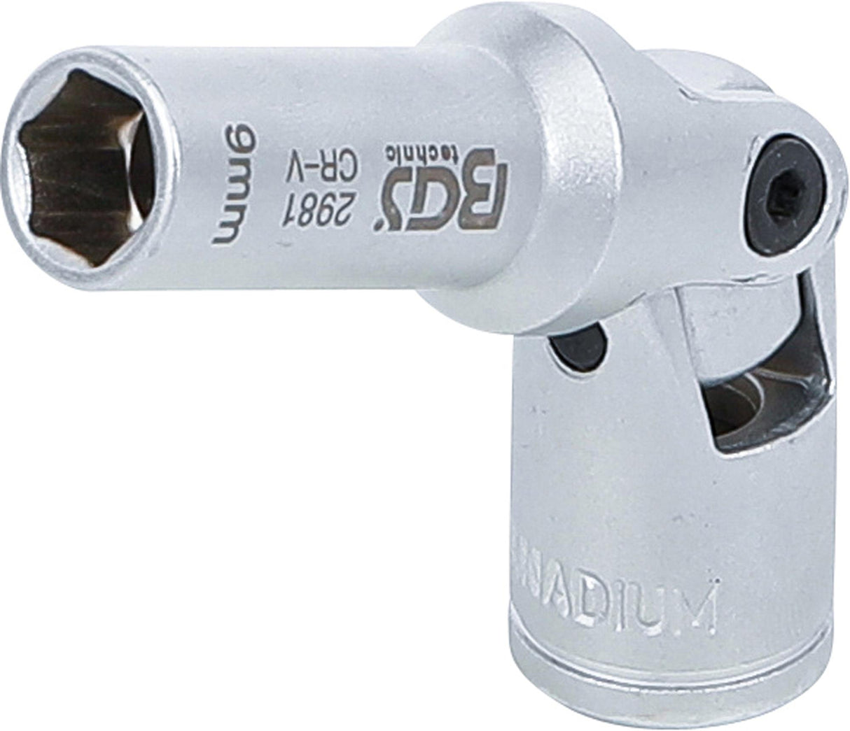 GLOW PLUG JOINT SOCKET, HEXAGON | 10 MM (3/8") DRIVE | 9 MM (2981)