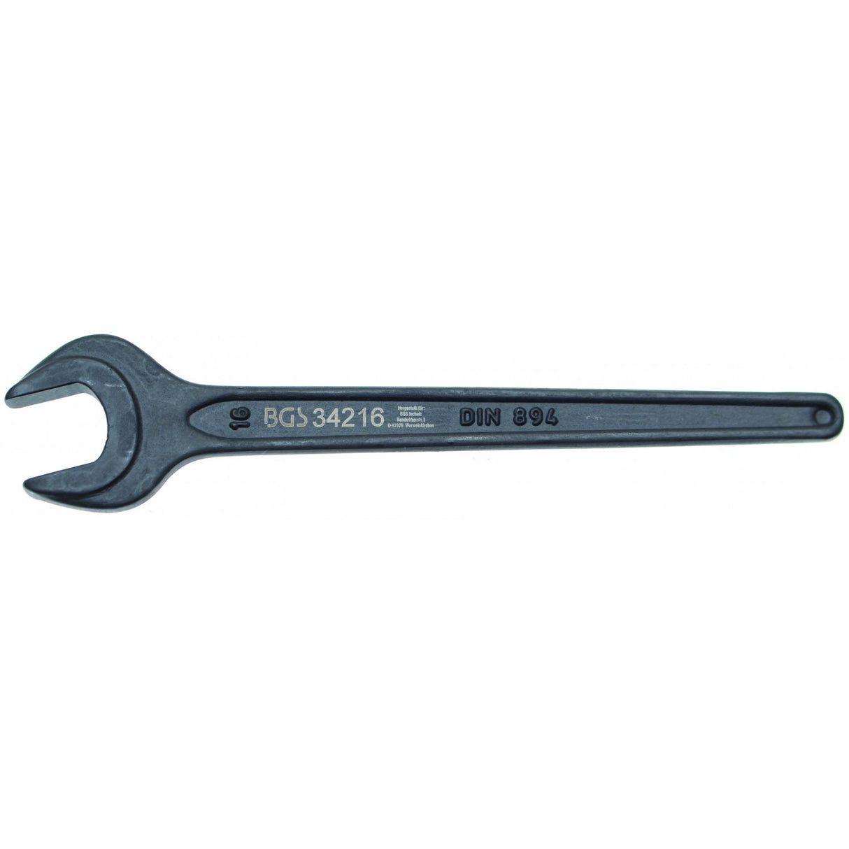 SINGLE OPEN END SPANNER | DIN 894 | 16 MM (34216)