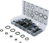 SEAL RING ASSORTMENT | METAL | WITH RUBBER SEALING BEAD | 150 PCS. (9306)