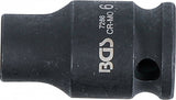 IMPACT SOCKET, HEXAGON | 6.3 MM (1/4") DRIVE | 6 MM (7286)